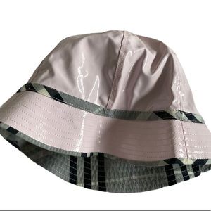 Authentic Burberry patent rain hat
